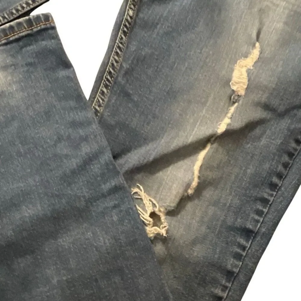 Levi’s 524 Too Super-low Womens Deconstructed Jeans - Picture 6 of 13